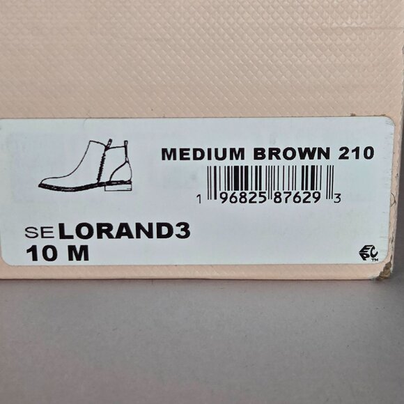 Easy Spirit Women's Lorand 3 Brown Faux Leather Ankle Boots - Picture 8 of 8